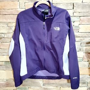 NORTH FACE Purple Apex Bionic Zip up Jacket Large